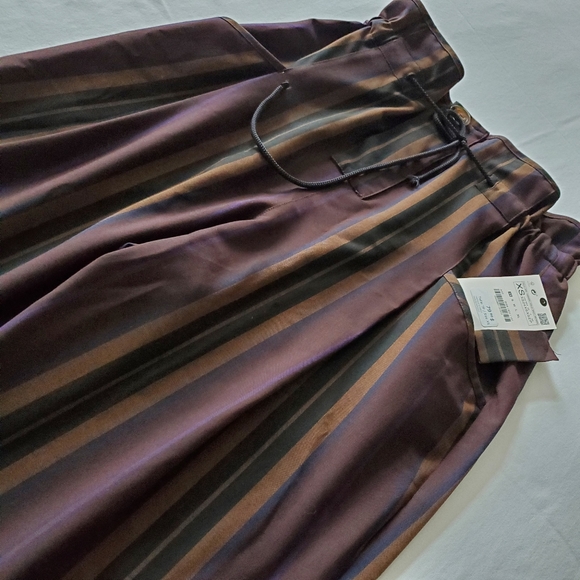 ZARA Striped Print Pants - Picture 10 of 13